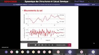 Dynamique des Structures et Calcul Sismique  4GC CENTRE  Prof Niazi 02042020 [upl. by Afrika442]