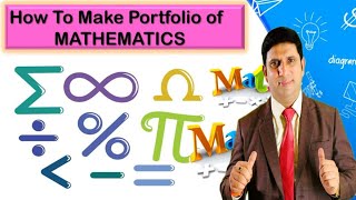 Maths Portfolio class 10th and 9th  Maths project Mathematics portfolio [upl. by Anais520]