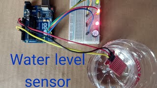 How to use water level sensor with Arduino Uno [upl. by Eatnahs863]