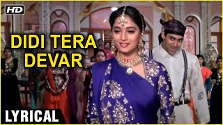 Didi Tera Devar Deewana Lyrical  Hum Aapke Hain Koun  Salman Khan Madhuri Dixit  SPB Lata [upl. by Onateag]