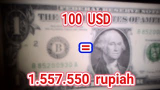 TERJAWAB 100 USD berapa rupiah [upl. by Lidstone]