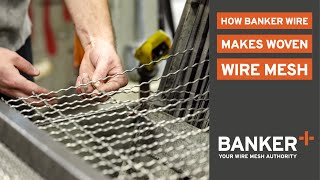 How Banker Wire Makes Woven Wire Mesh [upl. by Kassandra]