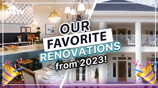 Our FAVORITE Renovations from 2023  HGTV [upl. by Tippets987]