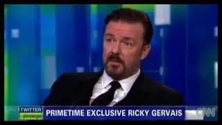 Ricky Gervais on Steve Carell And Twitter  Piers Morgan Tonight [upl. by Tips]