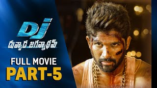 DJ Duvvada Jagannadham Scenes  Climax Fight Scene  Allu Arjun Rao Ramesh [upl. by Nanam]