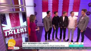 Collabro Are In The Studio  Good Morning Britain [upl. by Kal205]