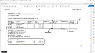 Computer Practice N5 Working With Spreadsheets  Excel  Mr B Ndlozi [upl. by Telrahc]