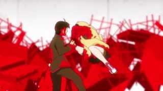 Bakemonogatari fight scene Koyomi vs Kanbaru [upl. by Zetra]