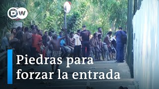 Récord de llegadas en un solo día Unos 6000 inmigrantes entran en España desde Marruecos [upl. by Lallage]