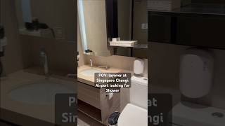 Plaza Premium Lounge Singapore Changi Airport Terminal 1  shower room [upl. by Marcelia]