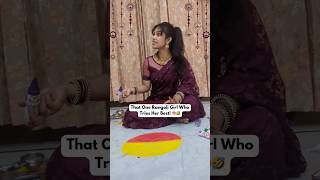 Rangoli ek art hai art rangoli funny diwali youtubefeed [upl. by Boni226]