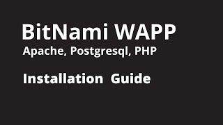 Bitnami WAPP Stack  How to install Bitnami WAPP Stack for PHP [upl. by Wunder571]