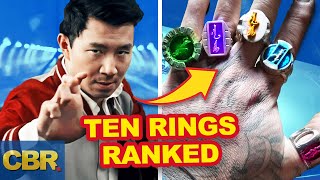 Marvel ShangChi Rings 10 Magical Powers Ranked [upl. by Weinstein]