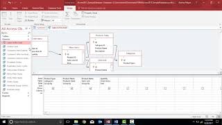 MS Access 2016  Sort and Filter Data in Query [upl. by Annadiane]