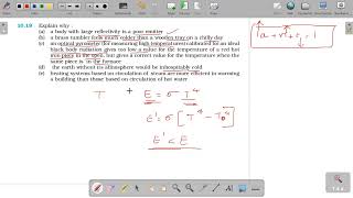 1019 Explain why  a a body with large reflectivity is a poor emitter b a brass tumbler feels [upl. by Rasmussen502]