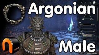 Elder Scrolls Online  Argonian Male  Character Creation [upl. by Pantia]