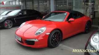 2012 Porsche 911 991 Carrera S Cabrio  Red [upl. by Akibma832]