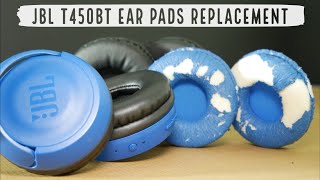 How To Remove amp Replace JBL T450BT or T450 Earpads Cushions [upl. by Ainar]