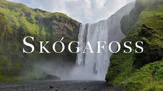 ICELAND  SKOGAFOSS WATERFALL in 4K [upl. by Dempsey]