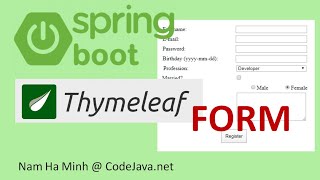 Spring Boot Thymeleaf Form Handling Tutorial [upl. by Lubeck365]