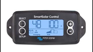 Victron Energy SmartSolar MPPT Pluggable Display SCC900650010  Overview [upl. by Ayatahs]