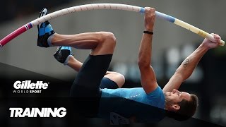 Pole Vault Technique with Damien Inocencio  Gillette World Sport [upl. by Annaiek]