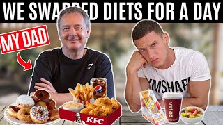 I swapped diets with my Dad for 24 hours [upl. by Ayvid423]