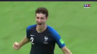 Le but de Benjamin Pavard contre l’Argentine Second poteau Pavard  Live TF1 [upl. by Hilaire979]