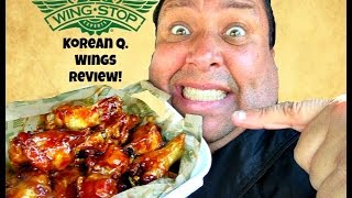 Wingstop® Spicy Korean Q Wings REVIEW [upl. by Mikihisa]