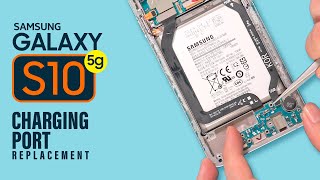 Samsung Galaxy S10 5G Charging Port Replacement [upl. by Ansilme90]