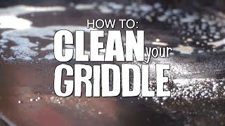 How to Clean Your Blackstone Griddle  Blackstone Griddles [upl. by Xila]