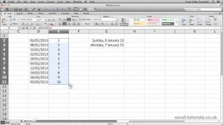 Microsoft Excel Tutorial WEEKNUM Function [upl. by Aynot]