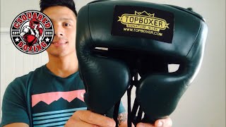 Top Boxer Gladiator Mexican Style Headgear REVIEW GREAT HEADGEAR AT UNBEATABLE PRICE [upl. by Tomasina]