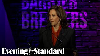 How dare they  Kamala Harris blasts forthcoming decision on Roe v Wade [upl. by Ekle]