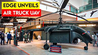 UAEs Edge Group Unveils Air Truck UAV Helicopter [upl. by Nette]