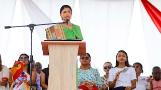 Toamasina 8 marsa 2024  LahatenindRamatoa Mialy RAJOELINA vadin’ny Filohan’ny Repoblika [upl. by Blank400]