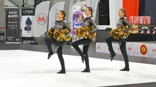 Mażoretki  Będzin Mistrzostwa 2022  pompon sport trio  Majorettes [upl. by Marika739]