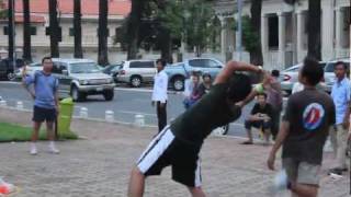 Amazing Hacky Sack in Phnom Penh Cambodia [upl. by Enimrej]