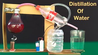 How To Make Distilled Water at home 💧💦  Homemade Distilled Water  Distillation process [upl. by Talya]