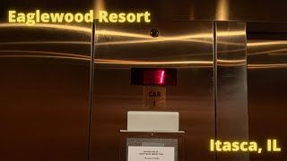 KONE Hydraulic elevator at Eaglewood Resort amp Spa in Itasca IL [upl. by Annoik]