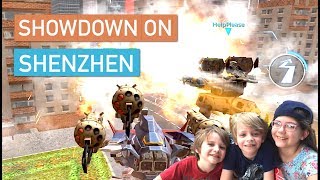 War Robots Showdown on Shenzhen with Kids Commentary [upl. by Greenlee]