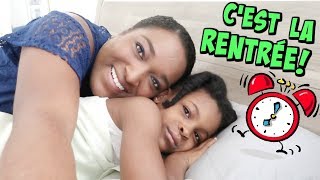 VLOG LA RENTREE SCOLAIRE ou RESTER AU LIT morning routine Back to school 2018 [upl. by Orodoet]