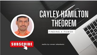 CAYLEY HAMILTON THEOREM finding Power of A Matrix in TeluguVATAMBEDUSRAVANKUMAR [upl. by Nohshan511]