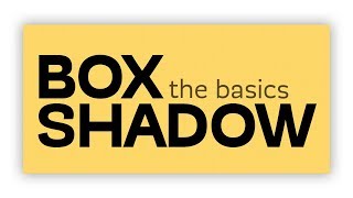 CSS BoxShadow tutorial the basics [upl. by Simmie]