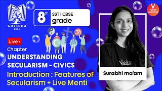 Understanding Secularism L1  Introduction Features of Secularism  Class 8 Civics  Surabhi Maam [upl. by Aiksa]