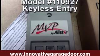 Allstar MVP 110927 Wireless Keyless Entry Keypad [upl. by Oirom753]