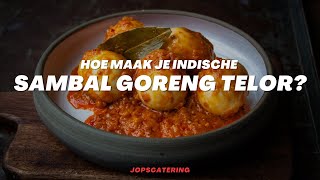 Hoe maak je Sambal Goreng Telor Eitjes in pittige saus [upl. by Aniger]