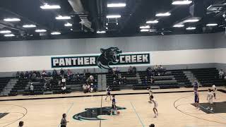 Panther Creek vs Van Alstyne Freshman Basketball Last game [upl. by Giulietta544]