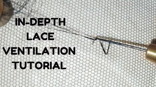 How to ventilate a lace closure [upl. by Ibur]