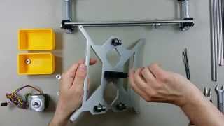 How to build a RepRap Prusa i3 Assembly 2 [upl. by Anilac]